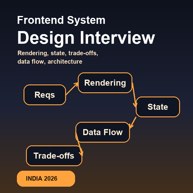 Frontend System Design Interview Guide for Indian Engineers in 2026